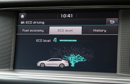 Kia Optima PHEV, eco display