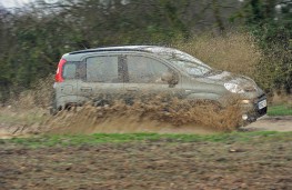 Fiat Panda side muddy