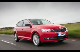 Skoda Rapid front action