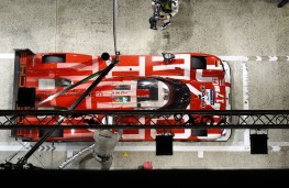 Le Mans 2015, Porsche 919, pits, overhead