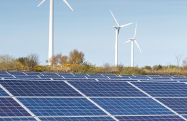 Solar and wind farm at Nissan's Sunderland factory