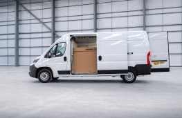 Toyota Proace Max, 2025, side door, cargo space, loaded