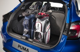Ford Puma, 2019, boot, golf bags
