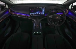 Cupra Tavascan, 2025, ambient light, purple