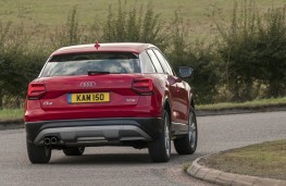 Audi Q2 Sport, 2016, rear, cornering