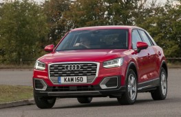 Audi Q2 Sport, 2016, front, moving