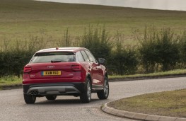 Audi Q2 Sport, 2016, rear, moving