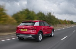 Audi Q2 Sport, 2016, rear, action