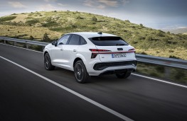 Audi Q3 Sportback, 2025, rear, action