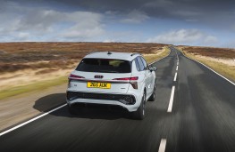 Audi Q3, 2026, rear, action