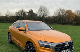 Audi Q8, 2018, front, upright