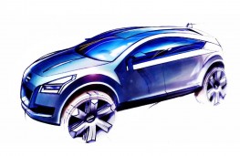Nissan Qashqai concept design sketch