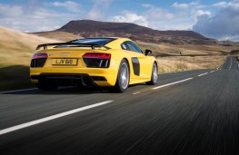 Audi R8, 2015, rear, action