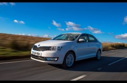 Skoda Rapid 2014, front, action