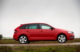 Skoda Rapid Spaceback, side, static