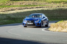 Lexus RC F, front, action