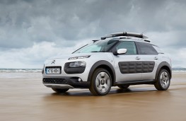 Citroen C4 Cactus Rip Curl, side, action, beach