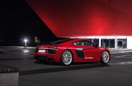 Audi R8, red, side