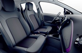 Renault Zoe 2018 purple interior