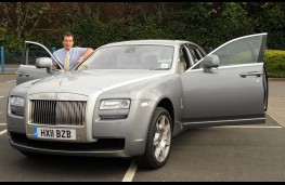 Edward Stephens with Rolls-Royce Ghost 