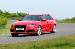 Audi RS6 Avant, side, action