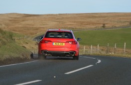 Audi RS 4 Avant, 2018, rear, action