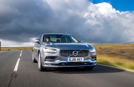 Volvo S90, 2016, front, action