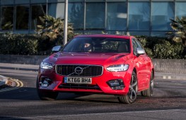 Volvo S90 R-Design, 2017, front, action
