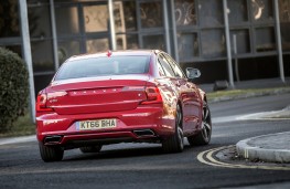 Volvo S90 R-Design, 2017, rear, action