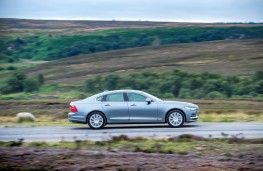 Volvo S90, 2016, side, action