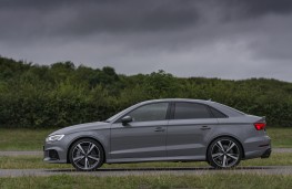 Audi RS 3 saloon, 2017, side