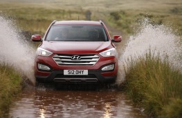 Hyundai Santa Fe, front, action, off road