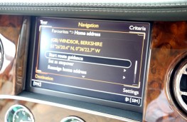 Bentley Mulsanne, Queen's former car, sat nav