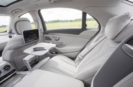Mercedes S-Class, rear seats