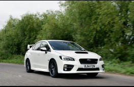 Subaru WRX STI, front, action