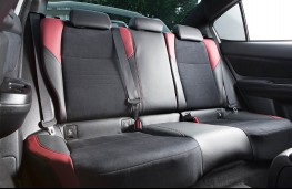 Subaru WRX STI, rear seats