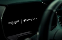 Aston Martin DBX with Apple CarPlay Ultra, 2025, display screen