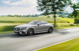 Mercedes-Benz S-Class Coupe, 2017, side, action