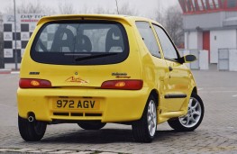 Fiat Seicento Sporting Michael Schumacher special edition, rear