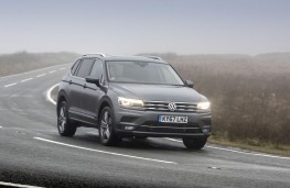 Volkswagen Tiguan Allspace SEL, 2018, front