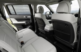 Hyundai Santa Fe, 2018, rear seats