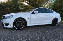 Jamie Vardy, Mercedes C63 AMG, side