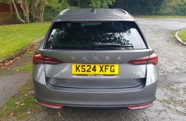 Skoda Octavia Estate, 2024, rear