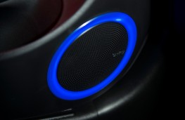 Kia Soul, speakers, blue