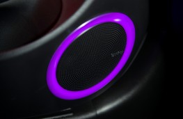 Kia Soul, speakers, purple