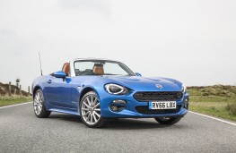 Fiat 124 Spider, 2017, side, static