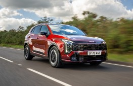 Kia Sportage, 2026, front, action