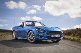 Fiat 124 Spider, 2017, front, static