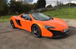 McLaren 650S Spider, side