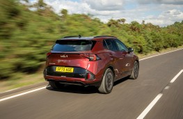 Kia Sportage, 2026, rear, action